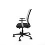 PIQUERAS Y CRESPO Silla de oficina Haches Negro/Blanco
