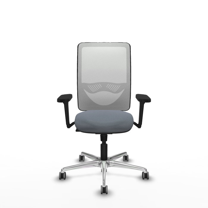 PIQUERAS Y CRESPO Silla de oficina Zulema Gris y Blanco