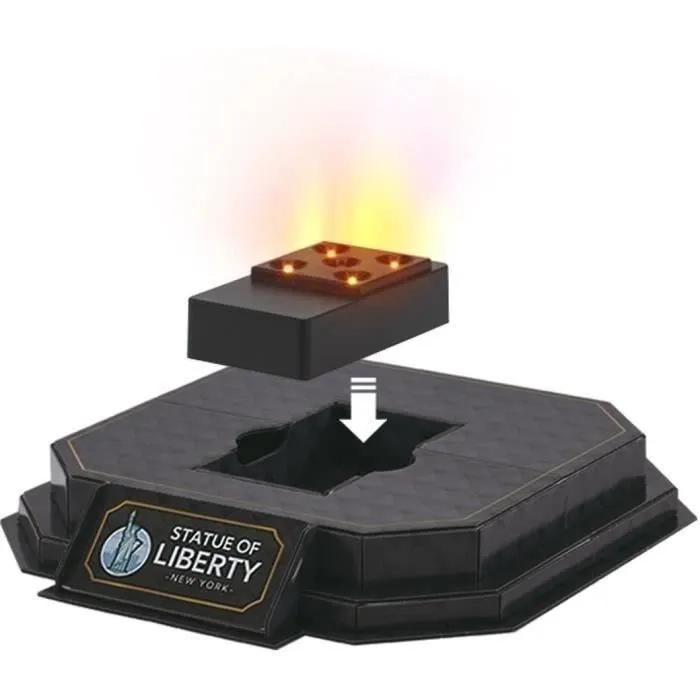 Explora Rompecabezas 3D Iluminado Estatua de la Libertad EXP3301045400532 Juego de Construcción 79 Piezas 8 Años