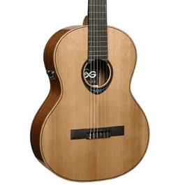 LAG Guitarra Acústica Clásica Nylon Blue Wave 2 Natural Clásica 4/4 Cedro Macizo