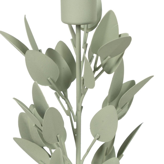 Ixia Portavelas Hojas Metal 8 x 8 x 26 cm