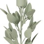 Ixia Portavelas Hojas Metal 8 x 8 x 26 cm