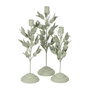 Ixia Portavelas Hojas Metal 8 x 8 x 26 cm