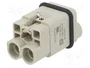HARTING Plantilla de contacto macho Han Q para HDC