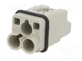 HARTING Plantilla de contacto macho Han Q para HDC