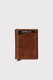 Zoozie Bags Cartera Unisex Piel de PU Color Tan Elegante y con Estilo