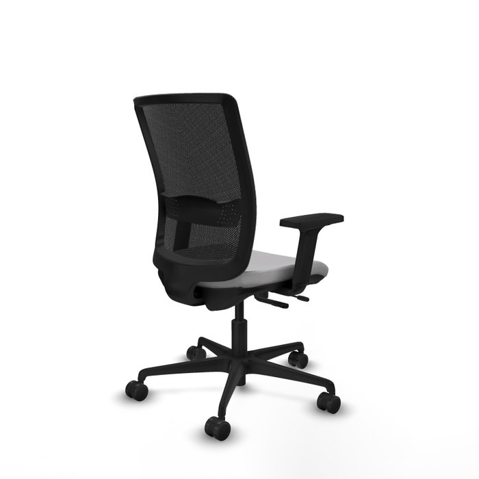 PIQUERAS Y CRESPO Silla de oficina Haches con mecanismo Sincro/Traslack Gris claro y Negro PIQUERAS Y CRESPO Silla de oficina Haches con mecanismo Sincro/Traslack Gris claro y Negro