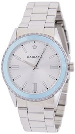 Radiant RA592203 Reloj de Cuarzo para Mujer con Bisel Azul Soft