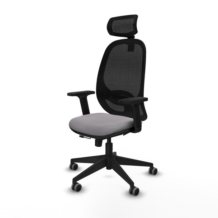 PIQUERAS Y CRESPO Silla de oficina Cilanco con mecanismo Sincro/Traslack Gris y Negro PIQUERAS Y CRESPO Silla de oficina Cilanco con mecanismo Sincro/Traslack Gris y Negro