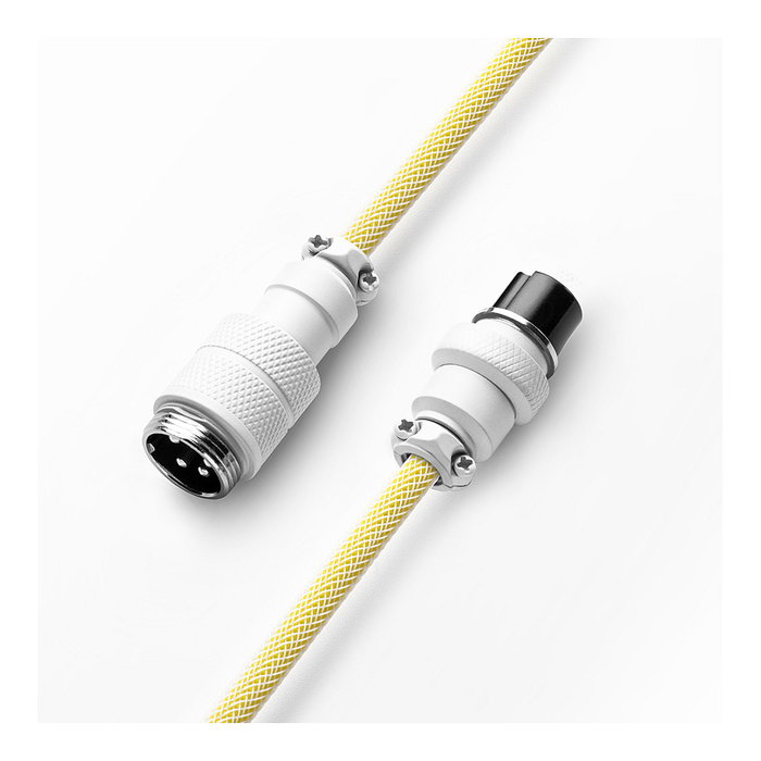 CableMod PRO Coiled Keyboard Cable USB-C a USB Tipo A, Lemon Ice - 150cm
