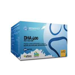 MEDERI VET Dha 400 Pet Factor 300 Perlas