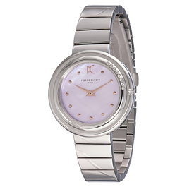Pierre Cardin CF.1010.MS.2 Reloj Analógico con Esfera Rosa y Correa Gris