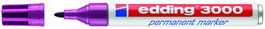 Marcador Permanente Edding 3000 Conico Magenta (Set de 10)