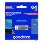 Goodram ODA3 Memoria USB 64GB Plata, USB 3.2 Gen 1, Doble Interfaz USB-C y USB-A, Portátil, Velocidad Lectura hasta 60 MB/s