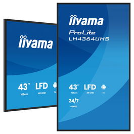 iiyama LH4364UHS-B1AG 43" LCD UHD 4K 3840x2160 LED 24/7 Wifi