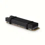 Axagon CLR-M2L10 Disipador de calor pasivo para M.2 SSD 2280, Negro