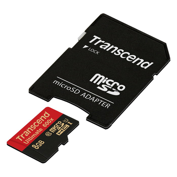 Transcend Ultimate 8GB microSDHC UHS-I Clase 10 U1 Velocidad 90 MB/s