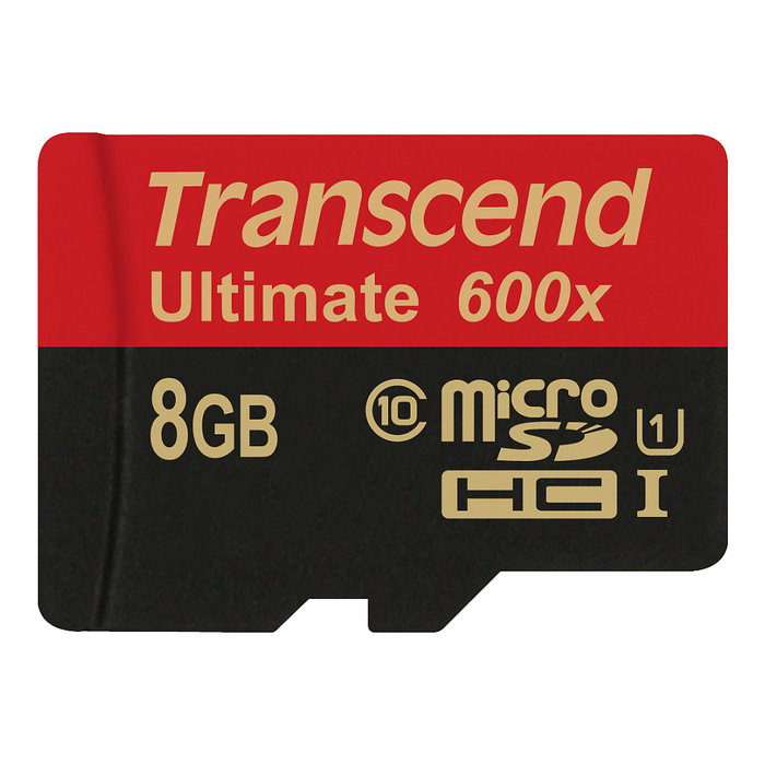 Transcend Ultimate 8GB microSDHC UHS-I Clase 10 U1 Velocidad 90 MB/s