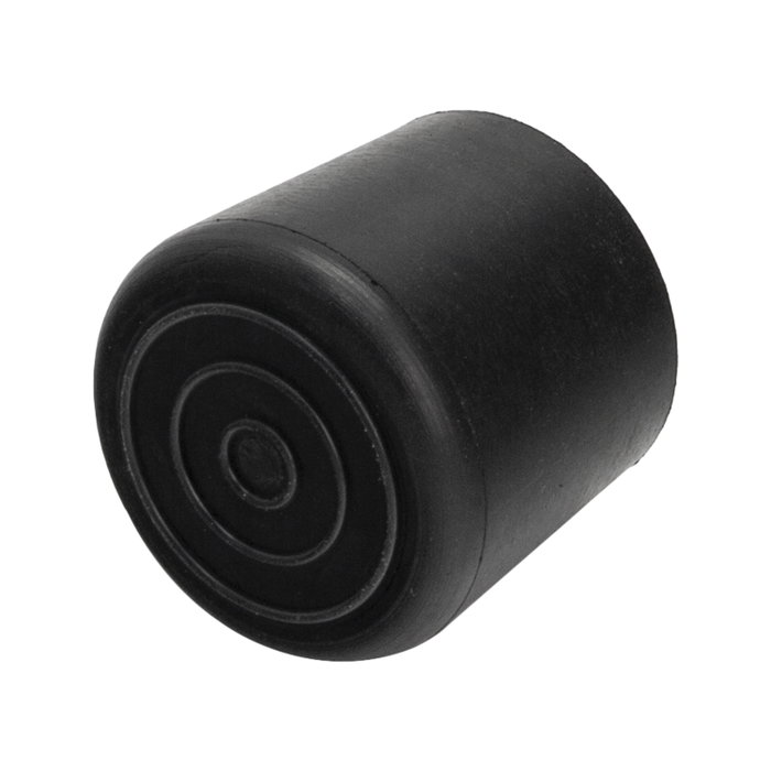 WOLFPACK LINEA PROFESIONAL Taco Goma Andador Negro Ø 22mm con Arandela, 50 Unidades