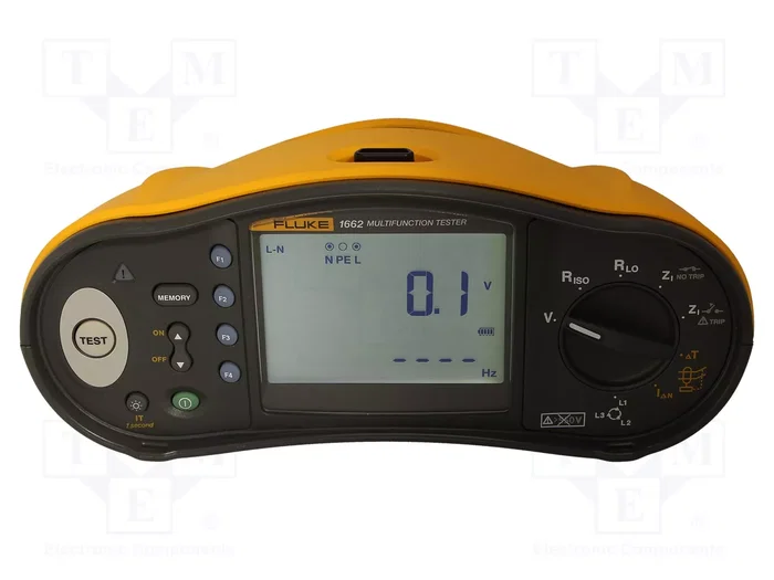 FLUKE FLK-1662-SCH Medidor de instalación eléctrica con pantalla LCD