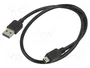 DeLOCK Cable USB 2.0 Tipo-A a Mini-B, 0,5 m, Negro
