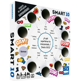 SD GAMES Smart 10 Expansion Superheroes Juego Español +14 Años 2-8 Jugadores 20 Minutos