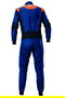 Omp OMPIA0-1870-A01-249-56 Traje De Carreras Tecnica Super Light Ignífugo FIA 8856-2018 Azul Marino - Fluo Naranja Talla 56