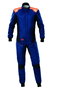 Omp Traje de Carreras Tecnica Super Light FIA 8856-2018 Azul Marino/Naranja Fluo Talla 56