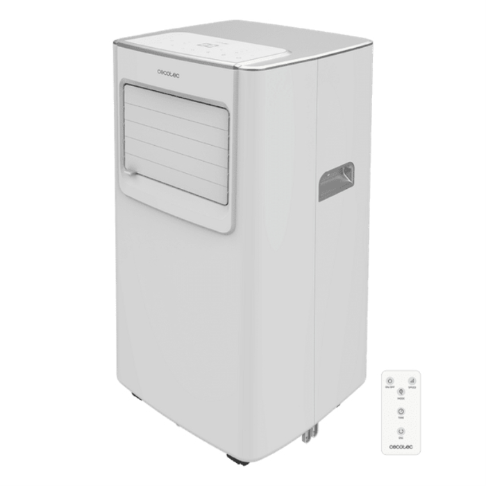Cecotec Aire Acondicionado Portátil Blanco 7000 BTU, 780 W, Tecnología Soundless 65 dB, 4 Modos, Deshumidificador 20L/día, para 15 m² Cecotec Aire Acondicionado Portátil Blanco 7000 BTU, 780 W, Tecnología Soundless 65 dB, 4 Modos, Deshumidificador 20L/día, para 15 m²