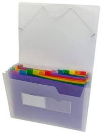 Grafoplas Clasificador Transparente con 13 Departamentos Multicolor