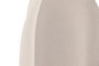 DKD Home Decor Jarrón de Gres Blanco Rugoso 15x15x29 cm