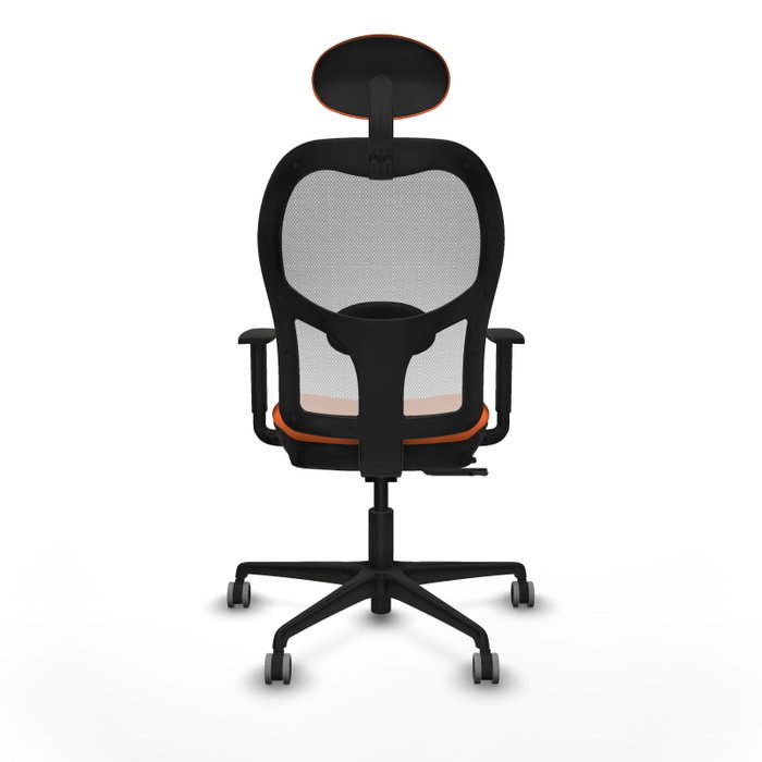 PIQUERAS Y CRESPO Silla de oficina Jorquera Naranja y Blanco PIQUERAS Y CRESPO Silla de oficina Jorquera Naranja y Blanco