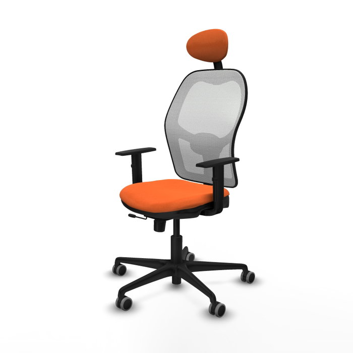 PIQUERAS Y CRESPO Silla de oficina Jorquera Naranja y Blanco PIQUERAS Y CRESPO Silla de oficina Jorquera Naranja y Blanco