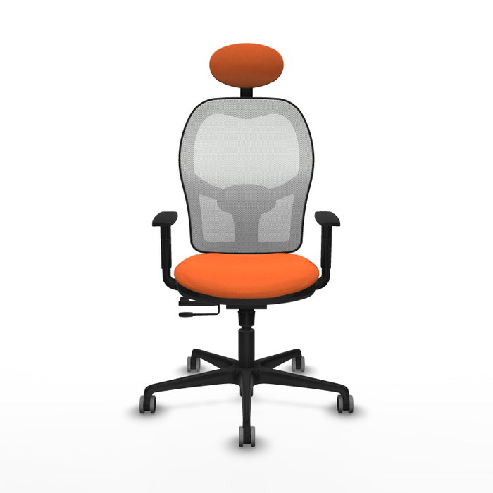 PIQUERAS Y CRESPO Silla de oficina Jorquera Naranja y Blanco PIQUERAS Y CRESPO Silla de oficina Jorquera Naranja y Blanco