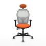 PIQUERAS Y CRESPO Silla de oficina Jorquera Naranja y Blanco