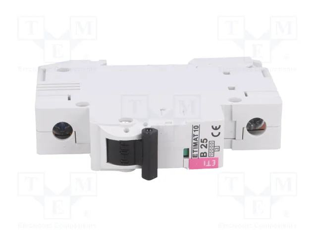 ETI POLAM Interruptor magnetotérmico ETIMAT 10 1P B25 25A 10kA ETI POLAM Interruptor magnetotérmico ETIMAT 10 1P B25 25A 10kA