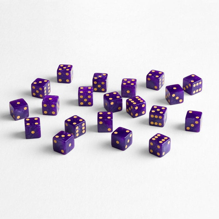 Q Workshop Pack de Dados Full Pack D6 Shimmering Purple (20) Q Workshop Pack de Dados Full Pack D6 Shimmering Purple (20)
