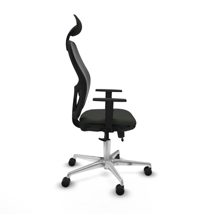 PIQUERAS Y CRESPO Silla de oficina Jorquera con mecanismo Sincro/Traslack Negro
