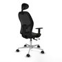 PIQUERAS Y CRESPO Silla de oficina Jorquera con mecanismo Sincro/Traslack Negro