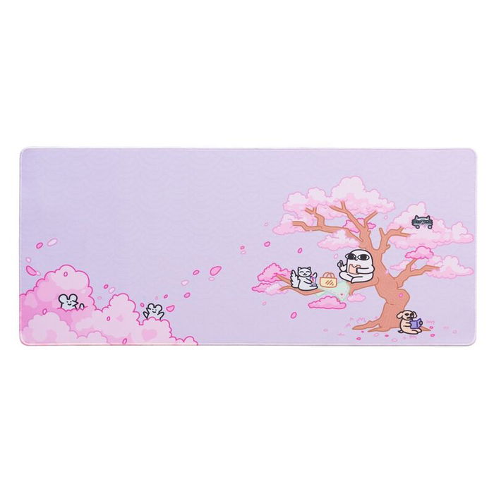 ERIK Alfombrilla Gaming Ketnipz Tapete 80x35cm, Superficie Textil Impermeable de Alta Densidad, Base Antideslizante, Bordes Reforzados, Para Teclado y Ratón