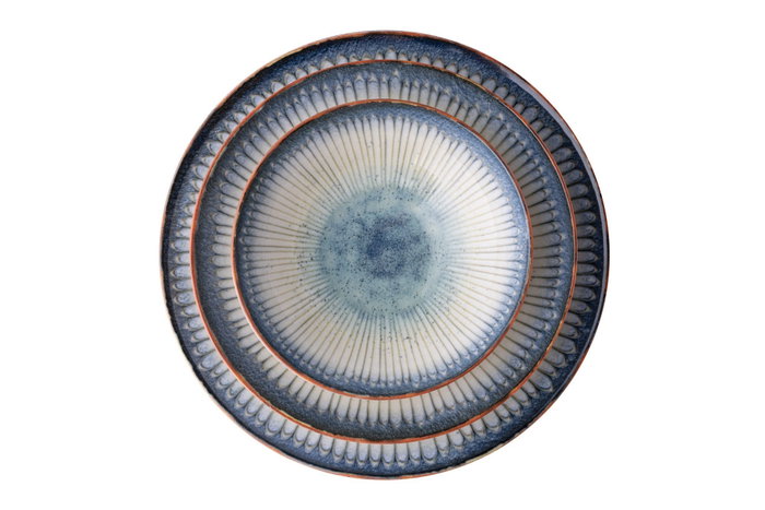 Hermia GBSATN24KY4R25015 Vajilla de Porcelana de 24 Piezas Apta para Lavavajillas y Microondas Elegante y Duradera para Uso Diario y Ocasiones Especiales