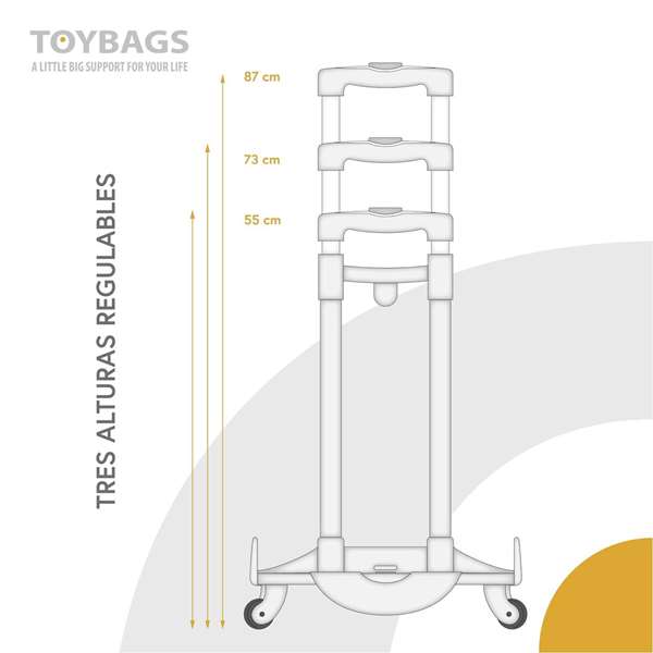 Toybags Mochila Americana Adaptable con carro Pokemon Pikachu