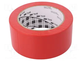 3M Cinta de marcado adhesiva roja de 50 mm x 33 m