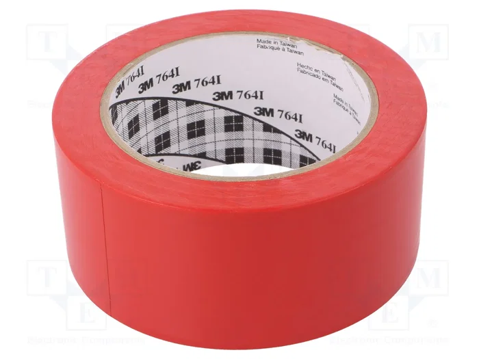 3M Cinta de marcado adhesiva roja de 50 mm x 33 m 3M Cinta de marcado adhesiva roja de 50 mm x 33 m
