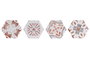 DKD Home Decor Salvamanteles de Dolomite Azulejos 20x20x0,7 cm Surtido de 4