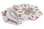 DKD Home Decor Salvamanteles de Dolomite Azulejos 20x20x0,7 cm Surtido de 4