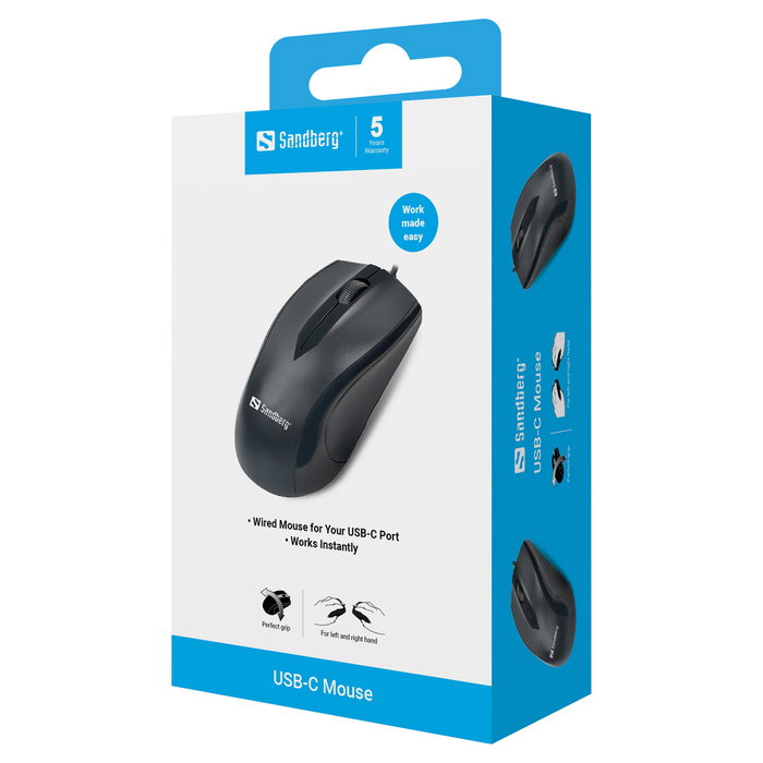 Sandberg USB-C Mouse Negro Sandberg USB-C Mouse Negro