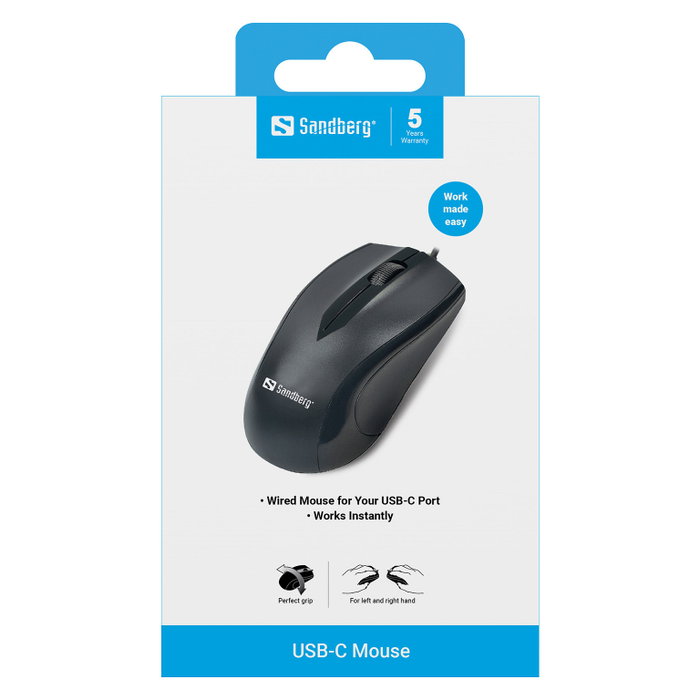 Sandberg USB-C Mouse Negro Sandberg USB-C Mouse Negro