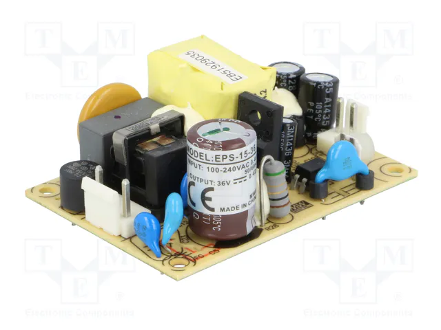 MEAN WELL EPS-15-36 Fuente de alimentación de 15,12W, 36V DC
