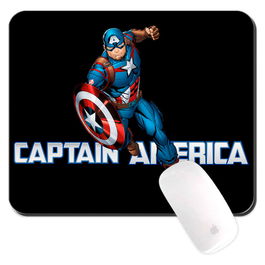 ERT GROUP Alfombrilla Ratón Capitán América Marvel Escritorio Cómoda Antideslizante 22x18x2cm